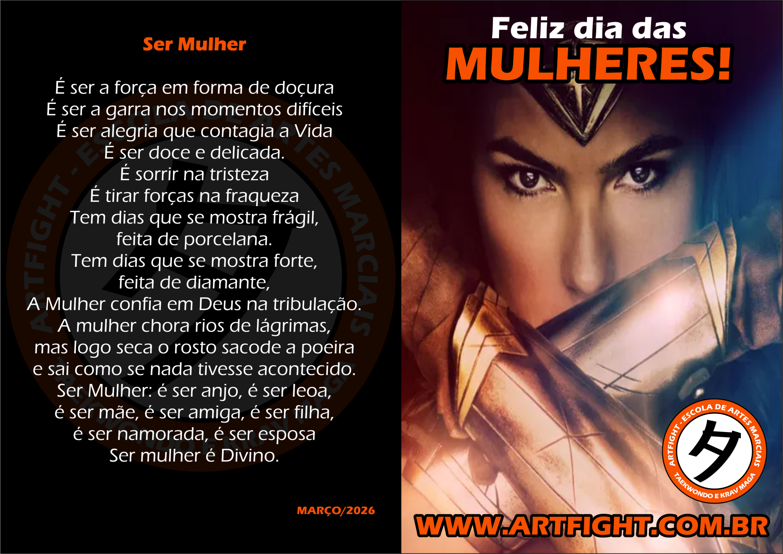No momento, você está visualizando DIA DAS MULHERES 2026