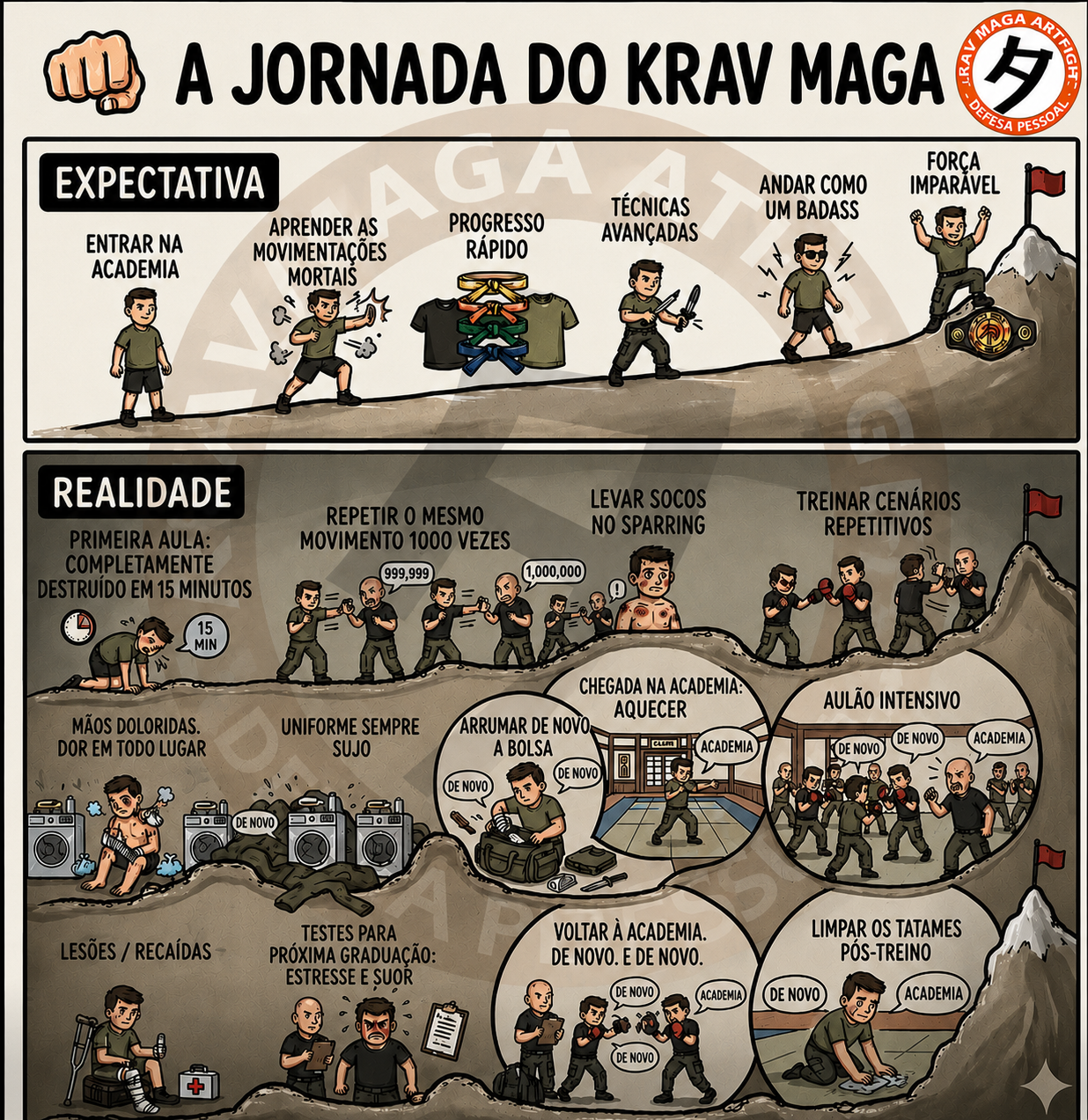 No momento, você está visualizando A JORNADA DO KRAV MAGA